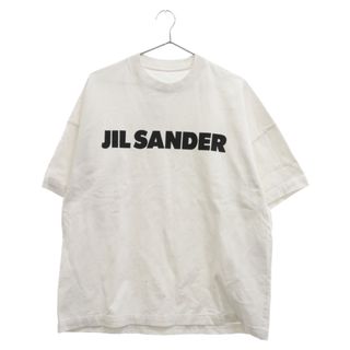 ジルサンダー(Jil Sander)のJIL SANDER ジルサンダー 21SS ロゴプリントオーバーサイズ半袖Tシャツ JSMS707045 ホワイト(Tシャツ/カットソー(半袖/袖なし))