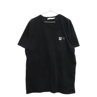 メゾンキツネ(MAISON KITSUNE')のMAISON KITSUNE メゾンキツネ 22SS DOUBLE MONOCHROME FOX HEAD PATCH CLASSIC TEE ダブル モノクローム フォックス半袖 Tシャツカットソー ブラック IU00122KJ0008(Tシャツ/カットソー(半袖/袖なし))