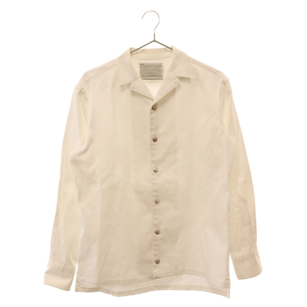kolor カラー オープンカラー 長袖シャツ 18SCM-B05114 ホワイト555センチ肩幅
