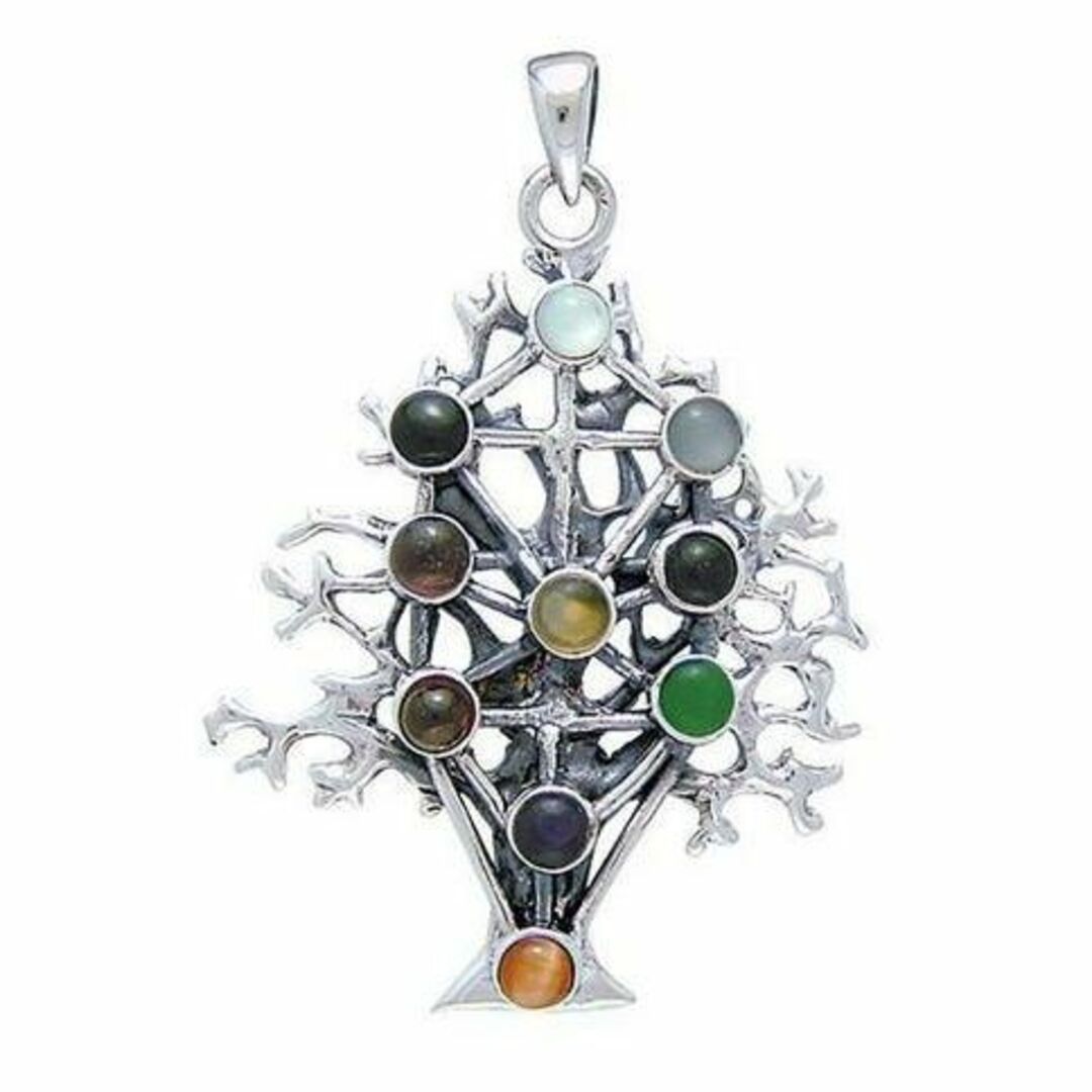 PS: Kabbalah Tree Of Life Pendant SV925レディース