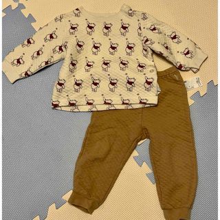 ユニクロ(UNIQLO)のユニクロ　キルティングパジャマ　90(パジャマ)