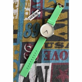 【未使用】アナログ　腕時計◆B-005 GR（グリーン）◆男女兼用◆電池交換済み(腕時計(アナログ))