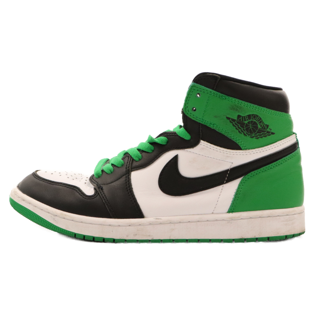 NIKE - NIKE ナイキ AIR JORDAN 1 HI Black and Lucky Green DZ5485