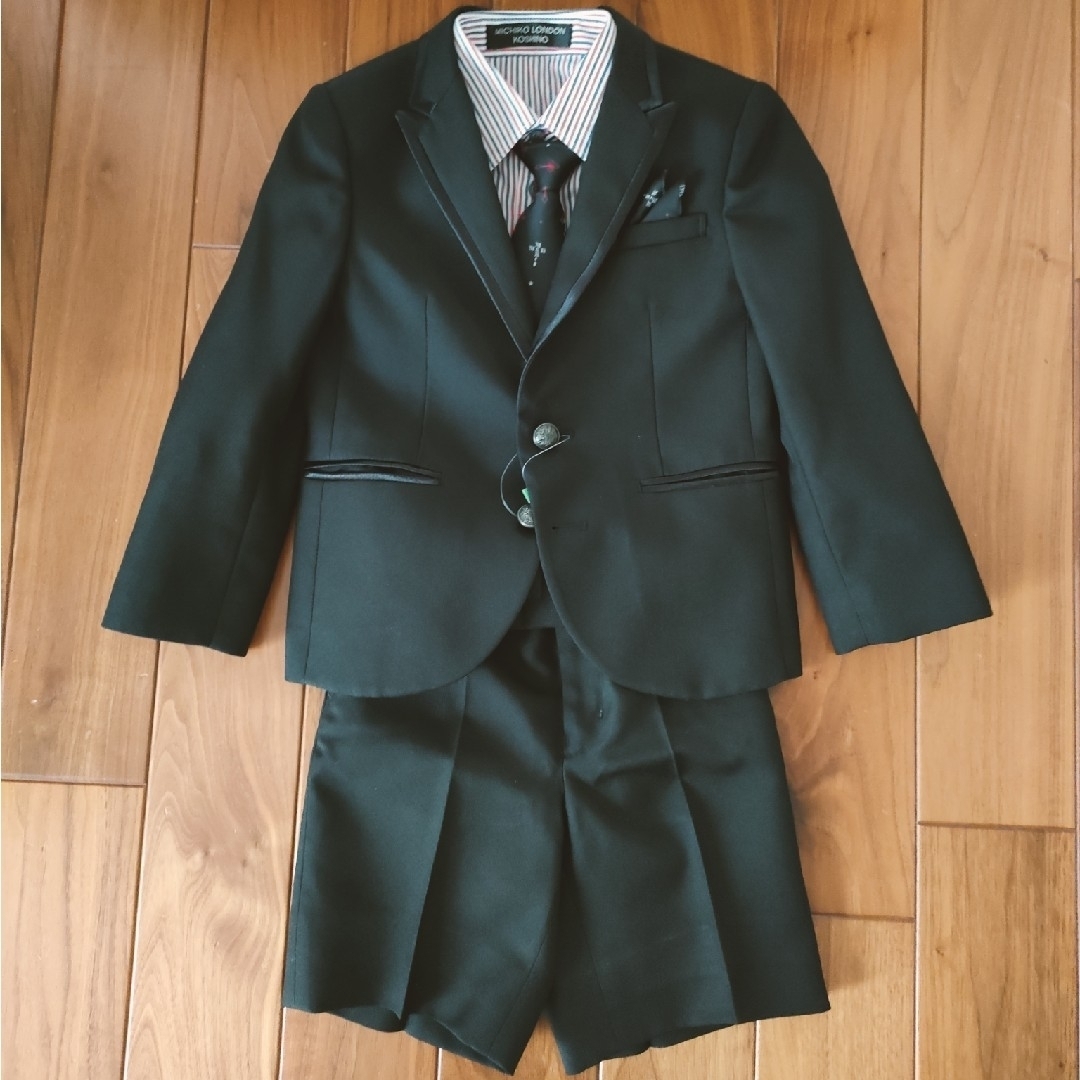 子供用　スーツセット　110cm キッズ/ベビー/マタニティのキッズ服男の子用(90cm~)(ドレス/フォーマル)の商品写真