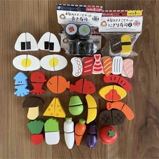 セリア(Seria)のセリア　ままごとセット　木製玩具　おもちゃ(知育玩具)