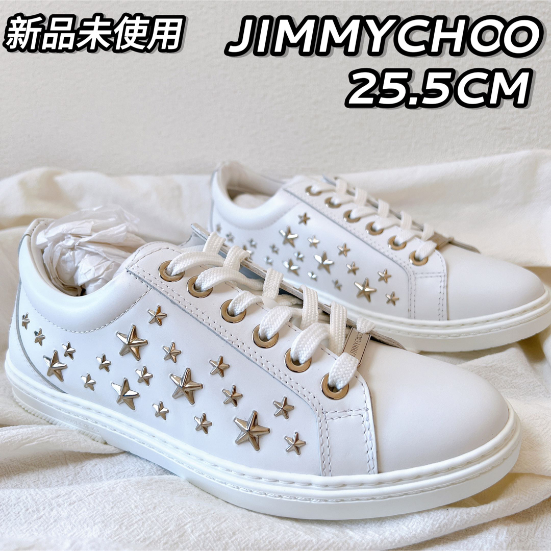 未使用品!ジミーチュー スニーカー サイズ39 Jimmy Choo - 靴 未使用品!ジミーチュー スニーカー サイズ39 Jimmy Choo - 靴