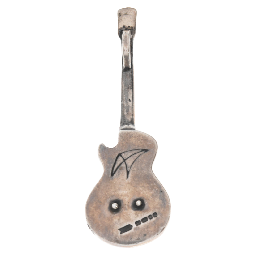 CRAZY PIG(クレイジーピッグ)のCRAZY PIG クレイジーピッグ GUITAR PENDANT ギター ペンダント ネックレス トップ シルバー メンズのアクセサリー(ネックレス)の商品写真