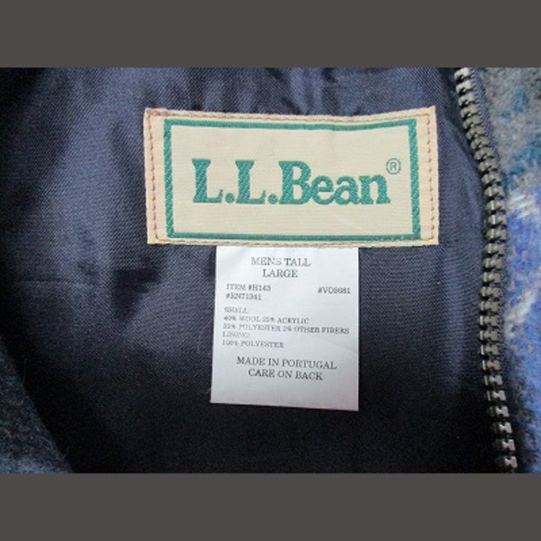 L.L.Bean(エルエルビーン)のエルエルビーン 80s 総柄ジャケット コート ウール 雪柄 スキー柄  L メンズのジャケット/アウター(その他)の商品写真