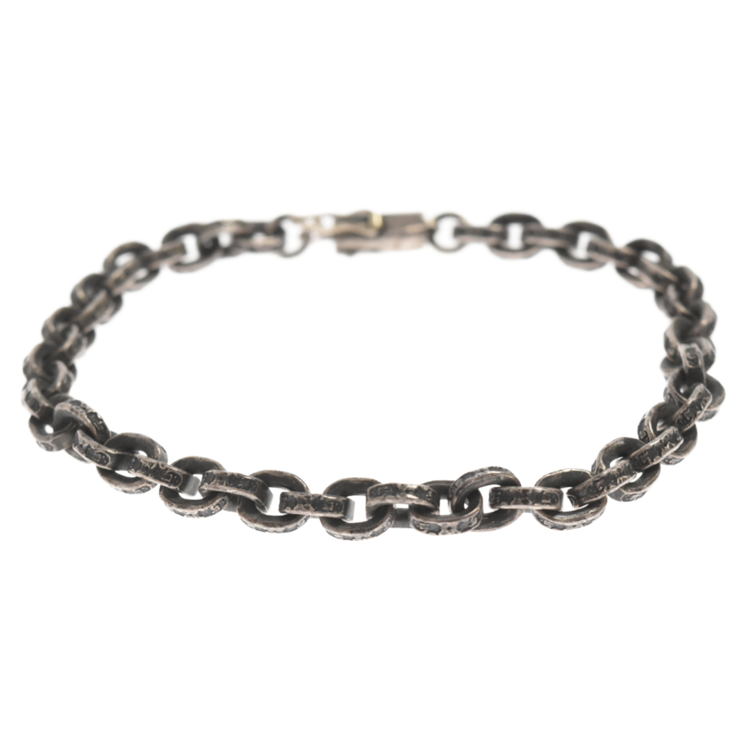 180センチ幅CHROME HEARTS クロムハーツ PAPER CHAIN 7 ペーパーチェーン 7inch ブレスレット シルバー