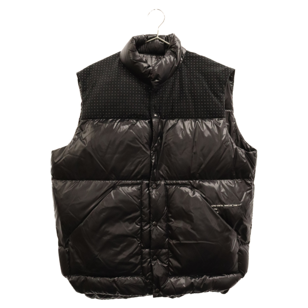 MONCLER(モンクレール)のMONCLER モンクレール GENIUS×FRAGMENT OSTEEN VEST ジーニアス×フラグメント オースティン ダウンベスト ブラック メンズのジャケット/アウター(ダウンベスト)の商品写真