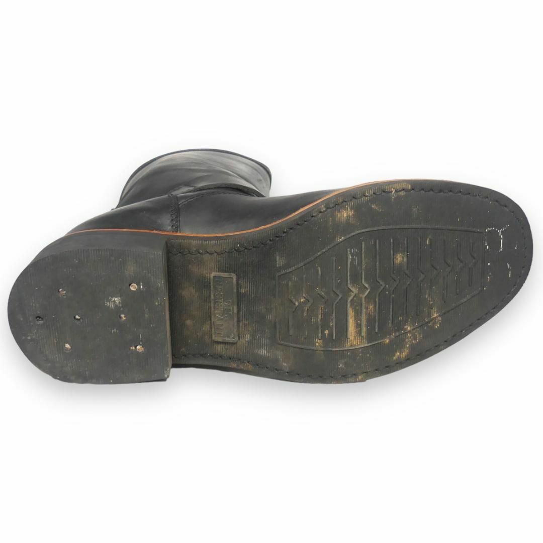 エンジニアブーツ 本革 24 バイク メンズ 黒 ロング X7133 メンズの靴/シューズ(ブーツ)の商品写真