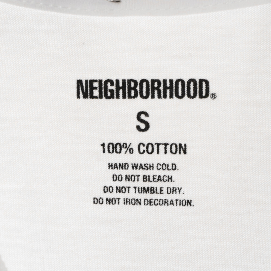 NEIGHBORHOOD(ネイバーフッド)のNEIGHBORHOOD ネイバーフッド 20AW NHKK-3 C-Tee フロントプリント半袖 Tシャツ ホワイト 202PC03N-ST03S メンズのトップス(Tシャツ/カットソー(半袖/袖なし))の商品写真