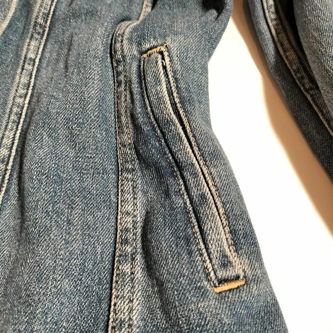 GAP(ギャップ)のGAP　ギャップ　デニムワンピース　ワンピ　デニム　Ｍ レディースのジャケット/アウター(Gジャン/デニムジャケット)の商品写真