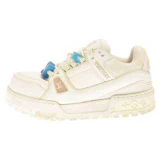 ルイヴィトン(LOUIS VUITTON)のLOUIS VUITTON ルイヴィトン 23SS LV Trainer Maxi Line Sneaker 1AB8RN LVトレーナー マキシライン ローカットスニーカー ホワイト VL1222(スニーカー)