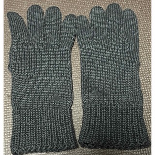 エンポリオアルマーニ(Emporio Armani)のエンポリオアルマーニ EMPORIOARMANI ニット 手袋 グレー M(手袋)