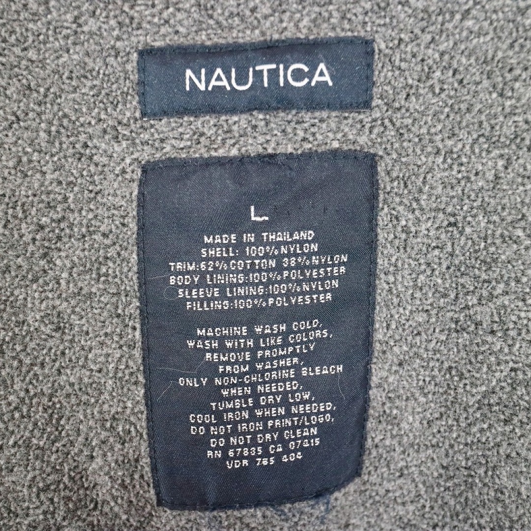 NAUTICA(ノーティカ)のNAUTICA ノーティカ ナイロンジャケット ジャケット防寒 アウトドア オレンジ (メンズ L) 中古 古着 n5170 メンズのジャケット/アウター(その他)の商品写真