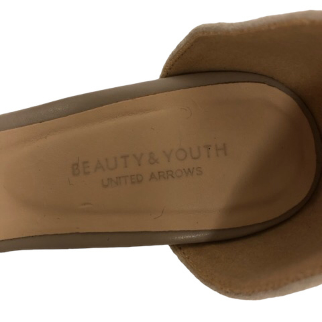 BEAUTY&YOUTH UNITED ARROWS(ビューティアンドユースユナイテッドアローズ)のB&Y ユナイテッドアローズ サンダル ストラップ 36 アイボリー グレージュ レディースの靴/シューズ(サンダル)の商品写真