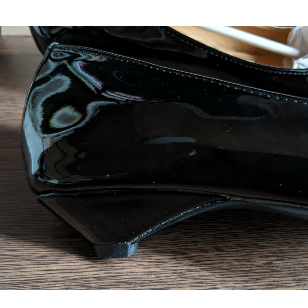 ぺたんこパンプス　黒 レディースの靴/シューズ(ハイヒール/パンプス)の商品写真