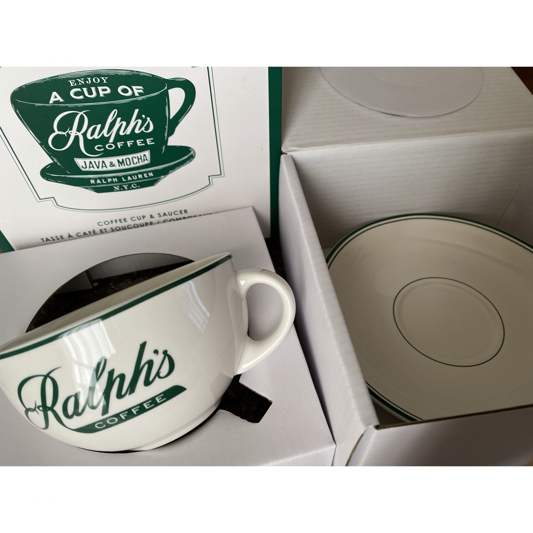 ラルフズコーヒーRalph's Coffeeコーヒーカップソーサー容量295mlカラーホワイト