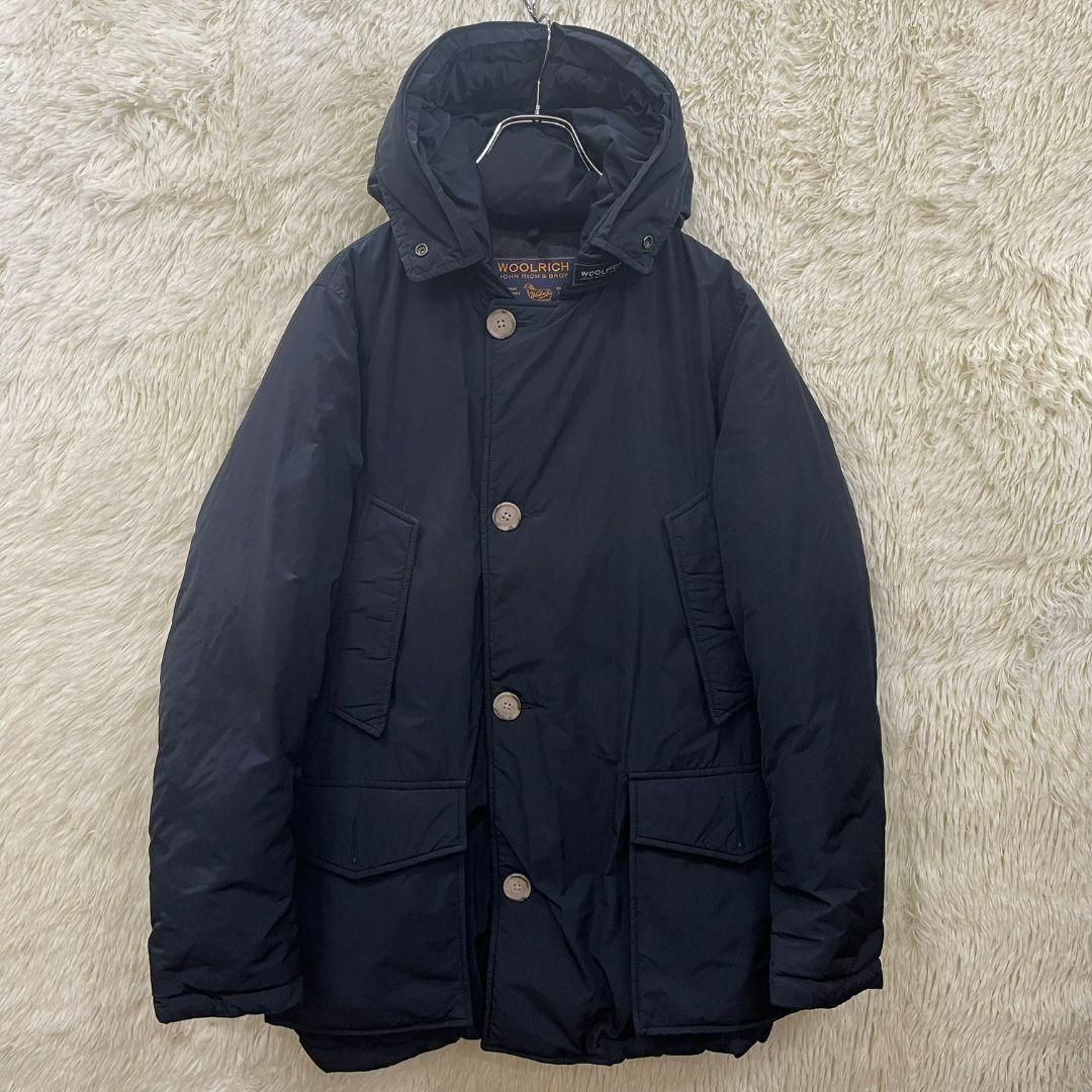 WOOLRICH(ウールリッチ)のウールリッチ アークティックパーカー　Sサイズ ダウンコート ブラック ダウン メンズのジャケット/アウター(ダウンジャケット)の商品写真