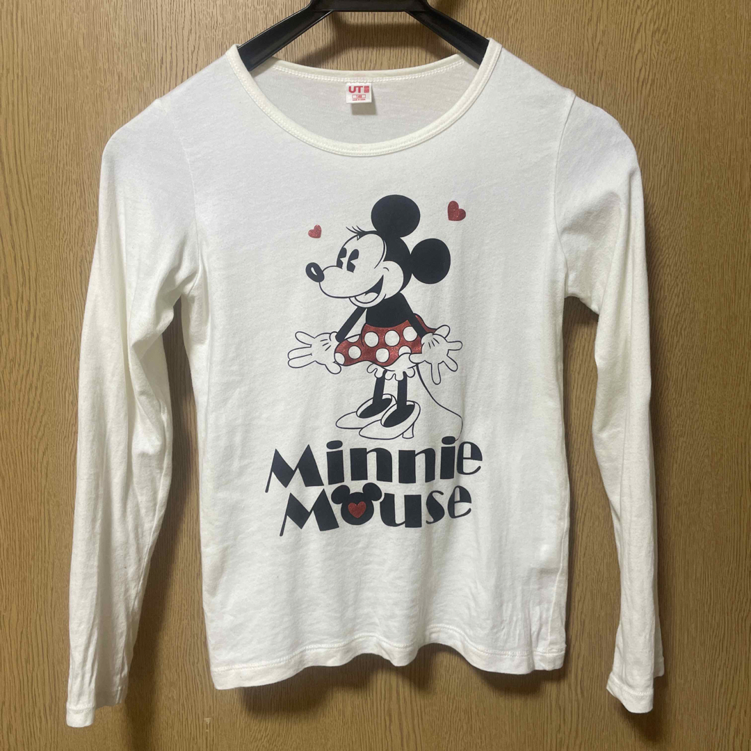 UNIQLO(ユニクロ)のユニクロキッズ　長袖Tシャツ キッズ/ベビー/マタニティのキッズ服男の子用(90cm~)(Tシャツ/カットソー)の商品写真