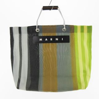 マルニ(Marni)のマルニ MARNI フラワーカフェショッピングトートバッグ ストライプ (トートバッグ)