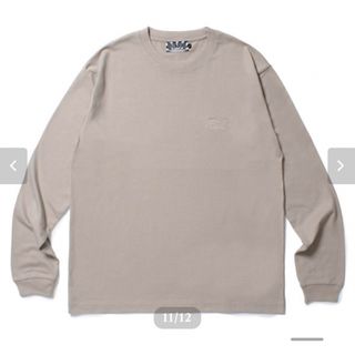 【値引不可】CLASSIC LOGO BEIGE× BEIGE LS T 舐達麻(Tシャツ/カットソー(七分/長袖))