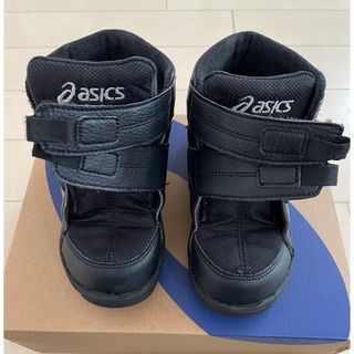 アシックス(asics)のasics GD.WALKERMINI-HI 18.5cm 黒 BLACK(スニーカー)