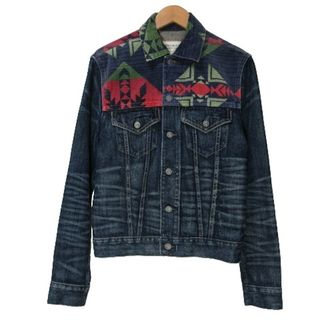 デニムアンドサプライラルフローレン(Denim & Supply Ralph Lauren)のデニム&サプライ ラルフローレン 美品 デニム ジャケット 切替 IBO45 X(Gジャン/デニムジャケット)