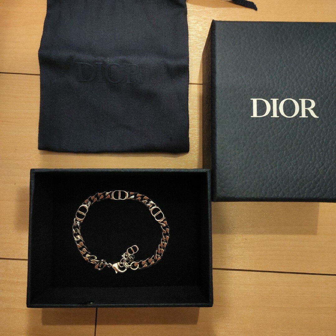 Christian Dior(クリスチャンディオール)の未使用　Dior　ディオール　cd icon チェーンリンクブレスレット メンズのアクセサリー(ブレスレット)の商品写真