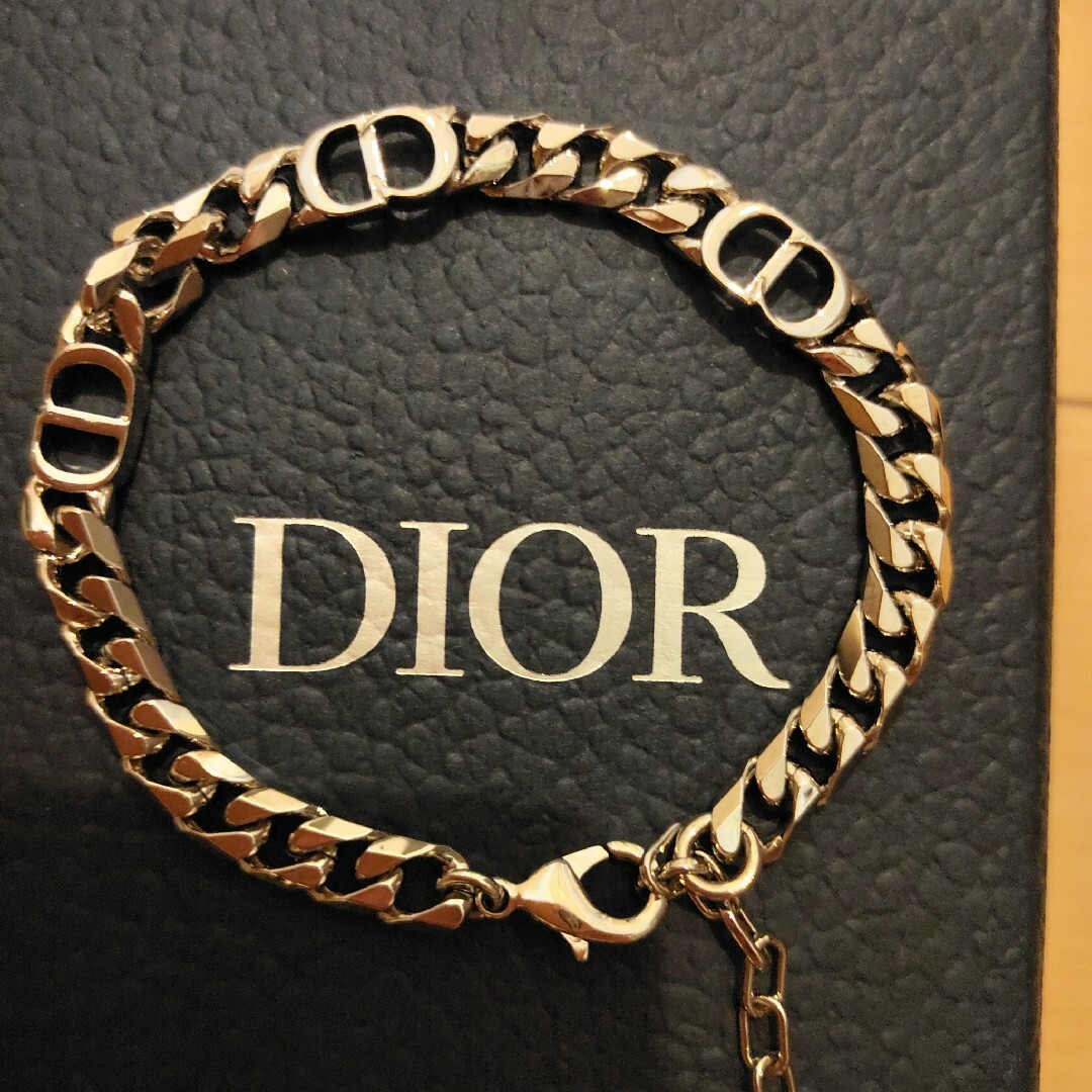 Christian Dior(クリスチャンディオール)の未使用　Dior　ディオール　cd icon チェーンリンクブレスレット メンズのアクセサリー(ブレスレット)の商品写真