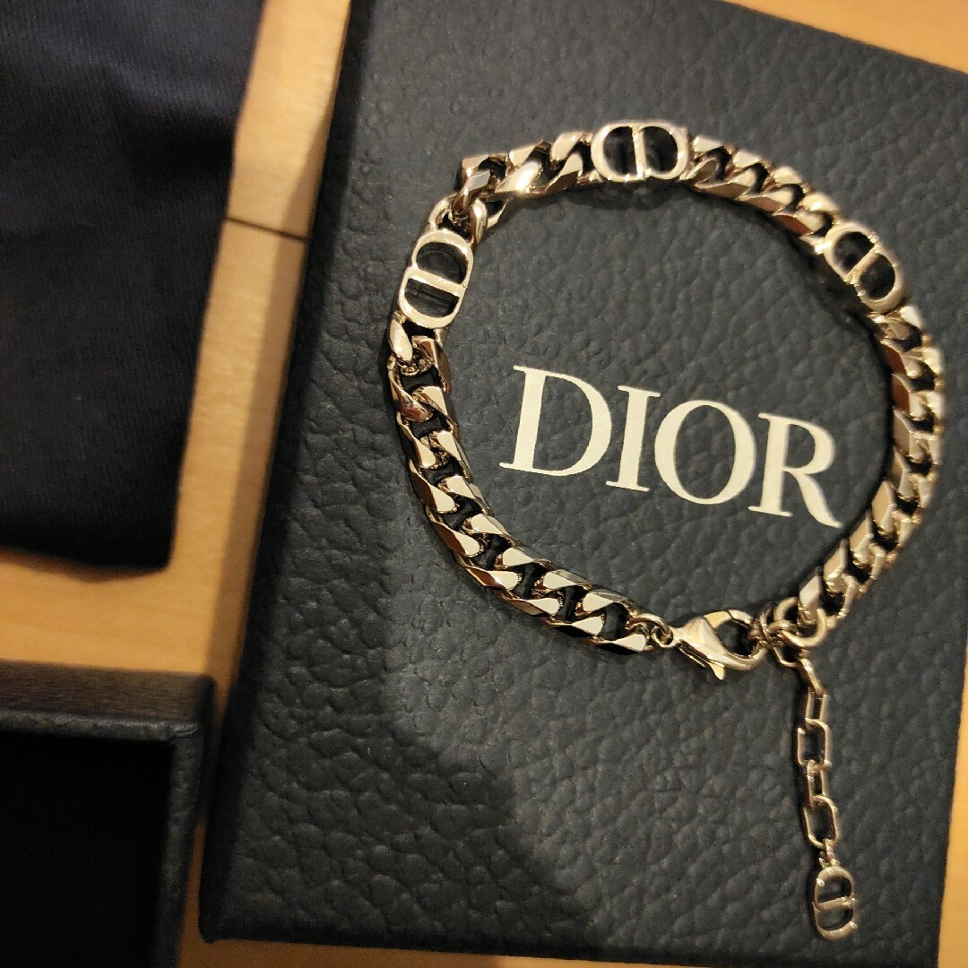 Christian Dior(クリスチャンディオール)の未使用　Dior　ディオール　cd icon チェーンリンクブレスレット メンズのアクセサリー(ブレスレット)の商品写真