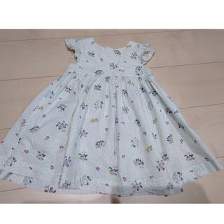 プチバトー(PETIT BATEAU)のプチバトー　ワンピース　24m/86cm BeBe半袖100cmセット(ワンピース)