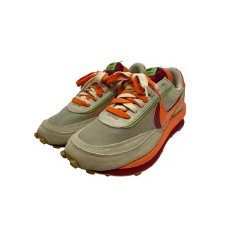 ナイキ(NIKE)のNIKE DH1347-100 CLOT × Sacai × Nike LD Waffle "Orange Blaze" スニーカー 27.5 送料無料 中古 IT1(スニーカー)