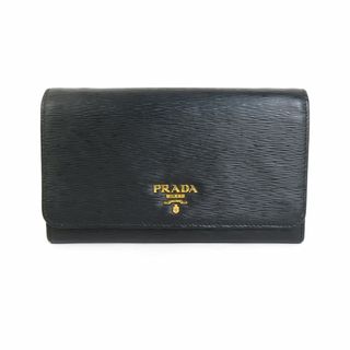 プラダ(PRADA)のプラダ PRADA  ショルダーウォレット レザー ブラック レディース 1MT437 送料無料【中古】 h29986f(その他)