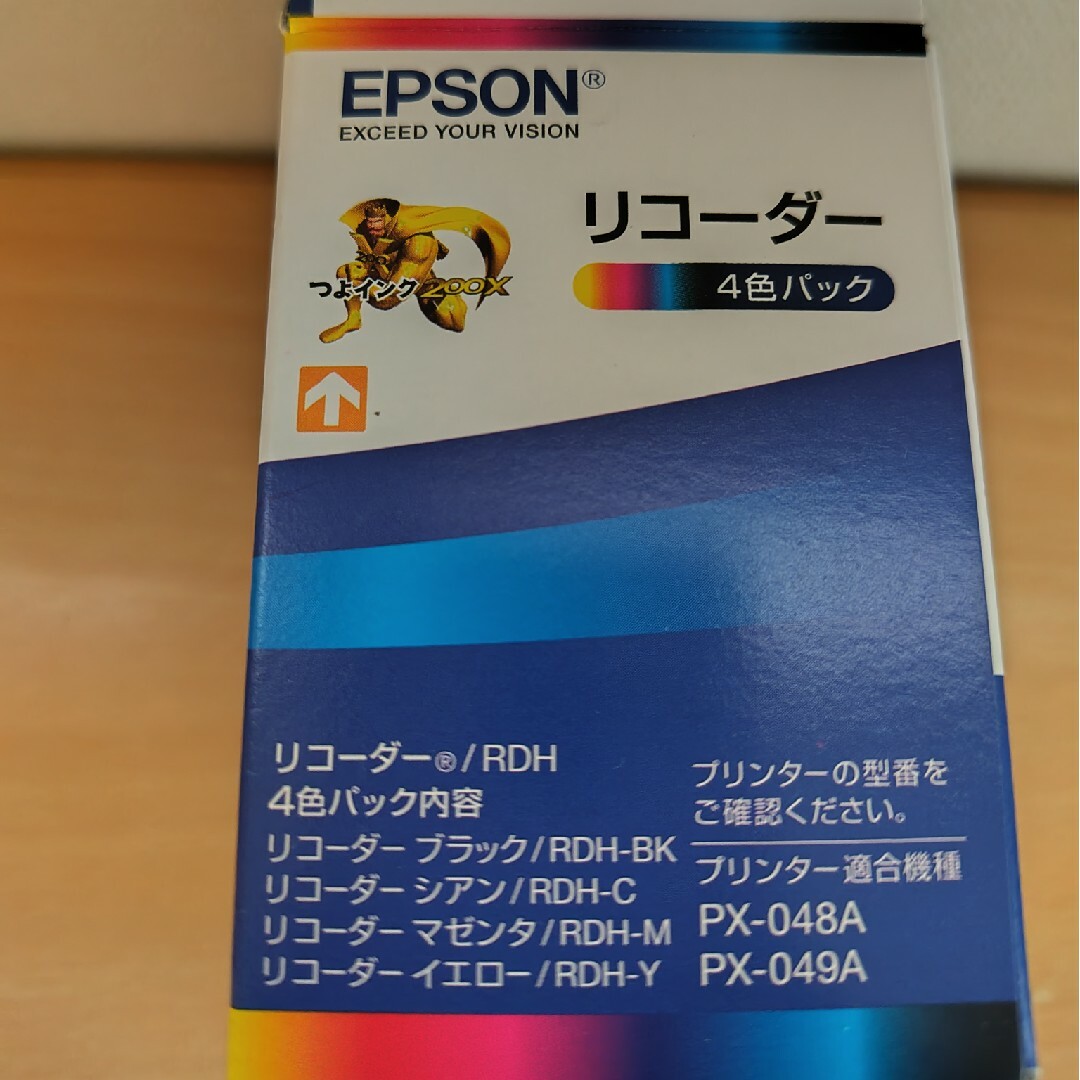 EPSON(エプソン)のエプソン純正インクカートリッジ　リコーダー　4色パック スマホ/家電/カメラのPC/タブレット(PC周辺機器)の商品写真