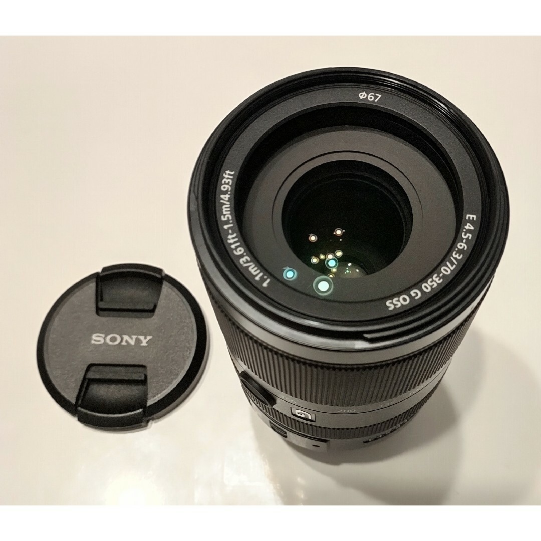 SONY(ソニー)の【専用】 SONY 70-350mm F4.5-6.3 G SEL70350G スマホ/家電/カメラのカメラ(レンズ(ズーム))の商品写真