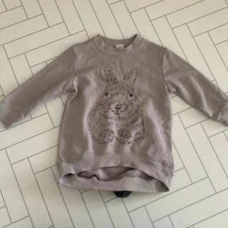 ニコフラート(nicohrat)のニコフラート うさぎ しっぽ トレーナー 100サイズ(Tシャツ/カットソー)