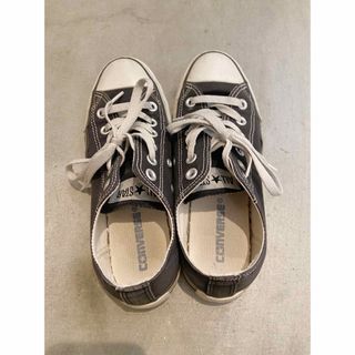 コンバース(CONVERSE)のコンバース　converse 23.5 ブラック(スニーカー)