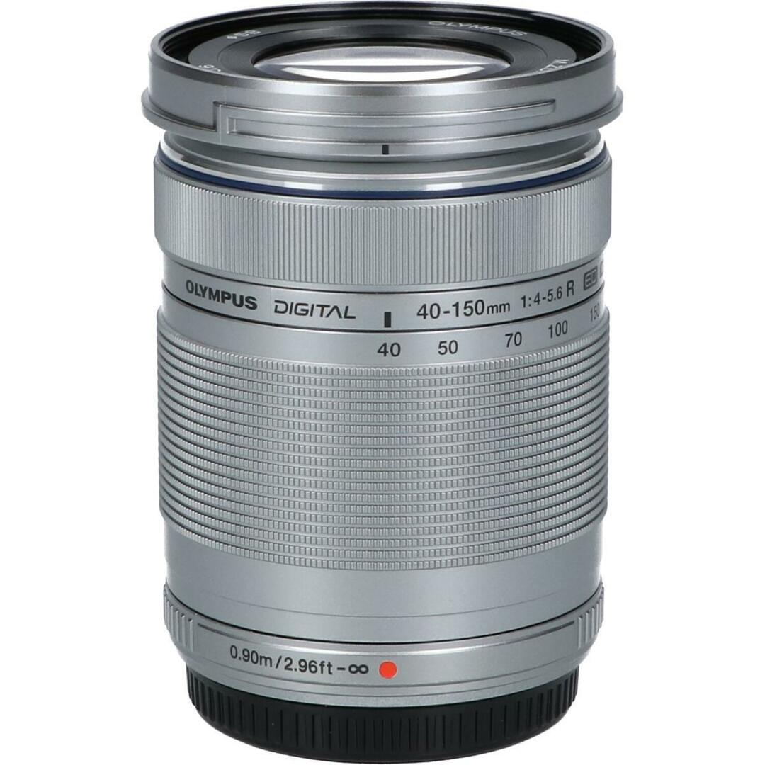 OLYMPUS(オリンパス)のＯＬＹＭＰＵＳ　ＭＺＤ　ＥＤ４０－１５０ｍｍ　Ｆ４－５．６Ｒシルバー スマホ/家電/カメラのカメラ(レンズ(ズーム))の商品写真