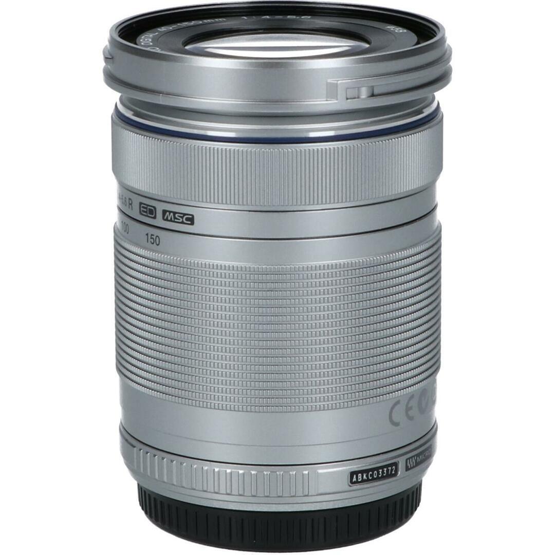 OLYMPUS(オリンパス)のＯＬＹＭＰＵＳ　ＭＺＤ　ＥＤ４０－１５０ｍｍ　Ｆ４－５．６Ｒシルバー スマホ/家電/カメラのカメラ(レンズ(ズーム))の商品写真