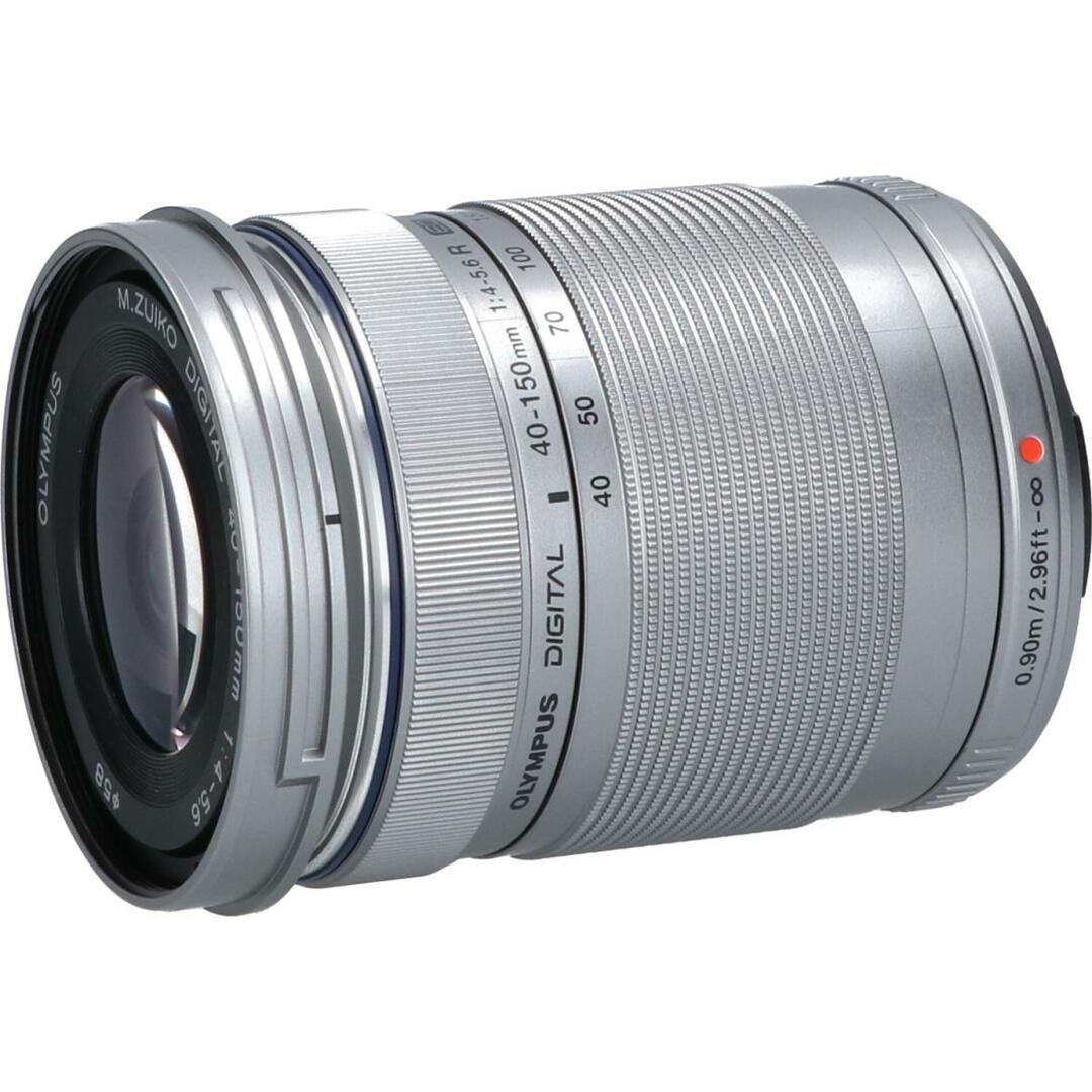 OLYMPUS(オリンパス)のＯＬＹＭＰＵＳ　ＭＺＤ　ＥＤ４０－１５０ｍｍ　Ｆ４－５．６Ｒシルバー スマホ/家電/カメラのカメラ(レンズ(ズーム))の商品写真