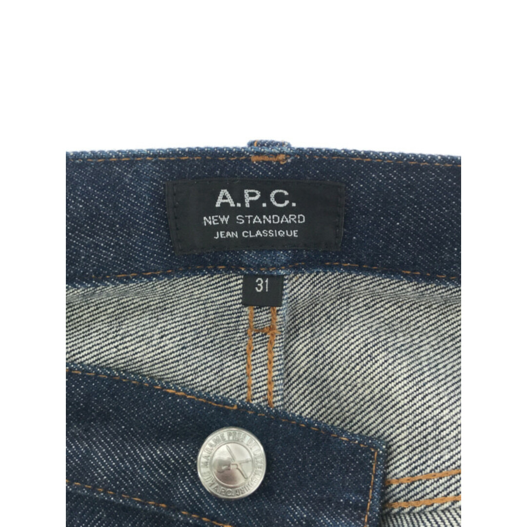 A.P.C(アーペーセー)のA.P.C アーペーセー NEW STANDARD セルヴィッジテーパードデニムパンツ インディゴ 31 メンズのパンツ(デニム/ジーンズ)の商品写真