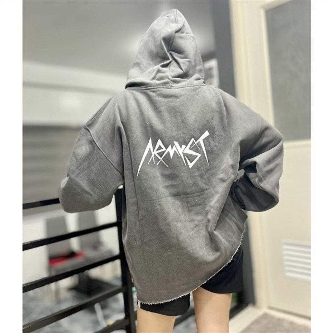 JUNG KOOK ARMYST ZIP-UP HOODY BLACK Lの通販 by mori's shop｜ラクマ