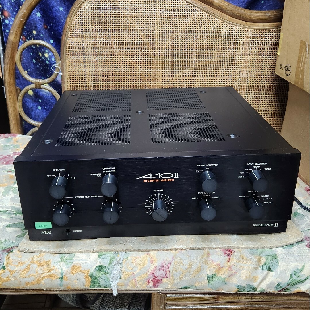 NEC A-10 細長く TYPE Ⅱ プリメイン アンプ NEC A10 NEC A-10 細長く TYPE Ⅱ プリメイン アンプ NEC A10