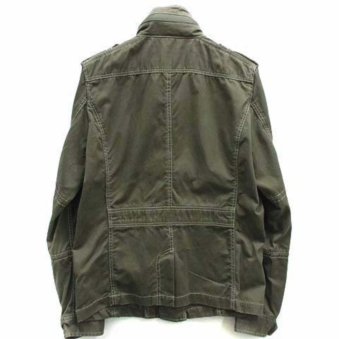 DIESEL(ディーゼル)のディーゼル M-65 フィールド ジャケット ミリタリー 刺繍 カーキ M メンズのジャケット/アウター(ブルゾン)の商品写真