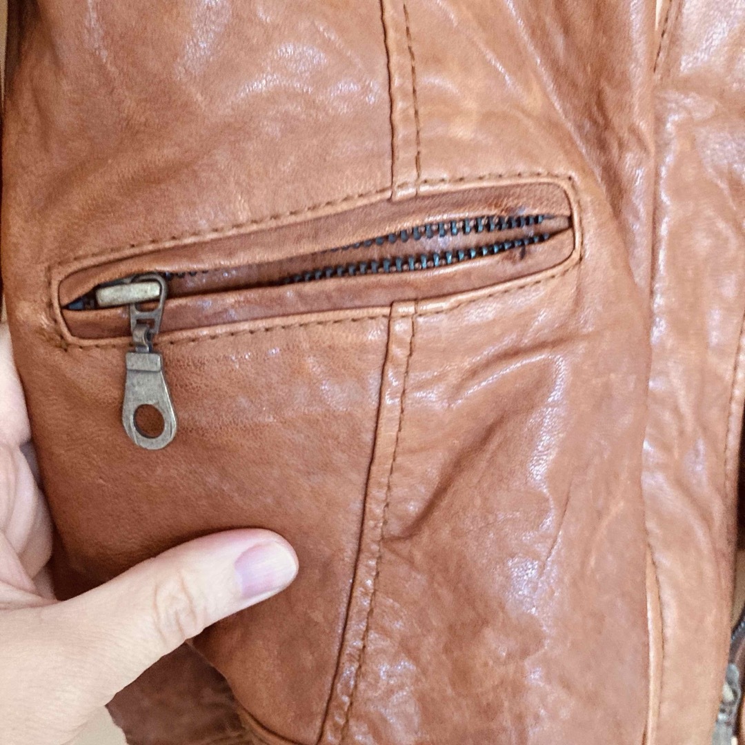 レザージャケット　革ジャン　レディース メンズのジャケット/アウター(レザージャケット)の商品写真