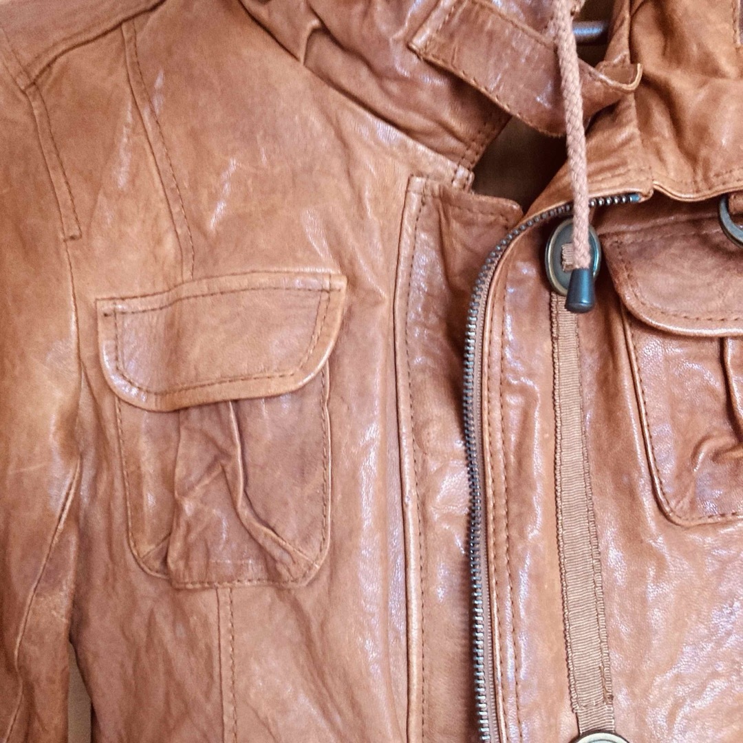 レザージャケット　革ジャン　レディース メンズのジャケット/アウター(レザージャケット)の商品写真