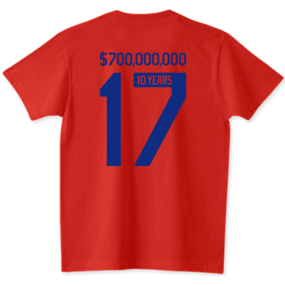 送料無料 店舗 Printstar - 大谷翔平 Tシャツ 7億ドル LA ロサンゼルス 応援グッズ
