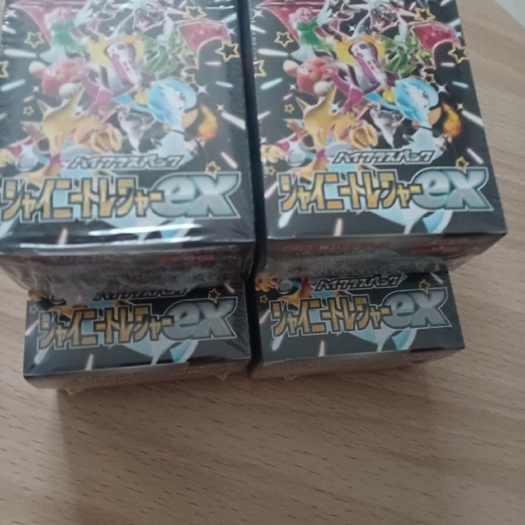 都内で ポケモンカード シャイニートレジャーex 4box シュリンク付き